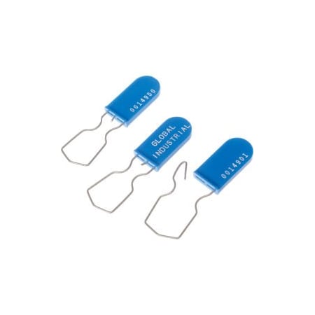 Cambridge Security Seals Padlock Seal With Wire Hasp Blue 1000/Pack PAD00045